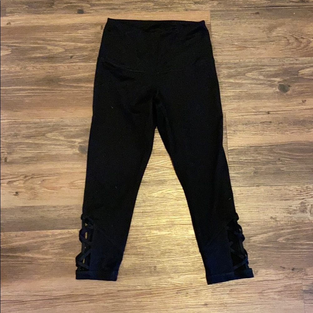 Zella Black Criss Cross Leggings